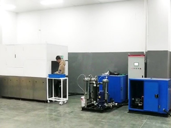 高压水刀自动清洗线