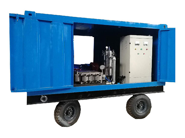 2500公斤氧化铁纯水除锈清洗机