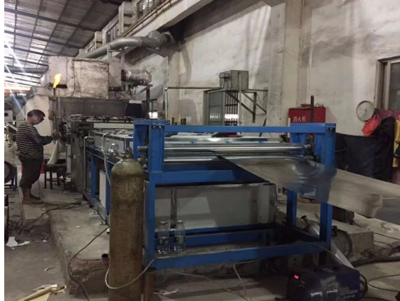 全自动钢带清洗机客户现场