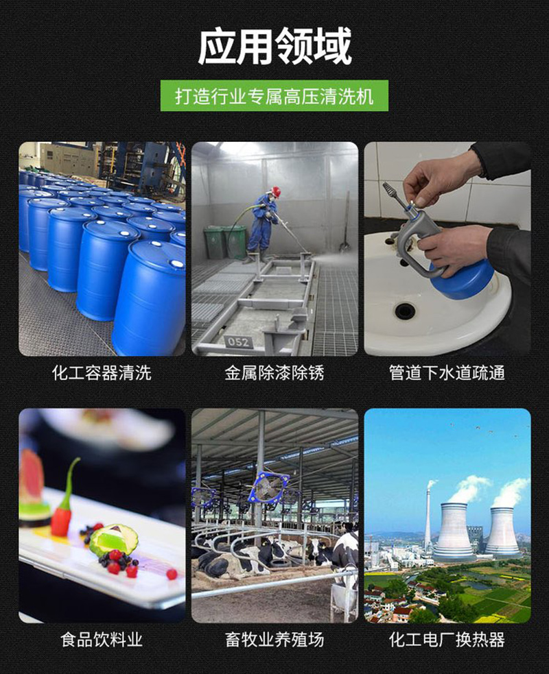 下水道疏通高压清洗机应用范围