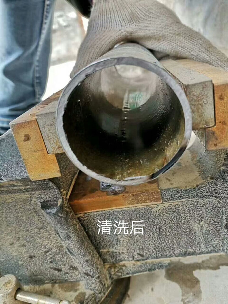 高压清洗机清除管道中的氧化皮