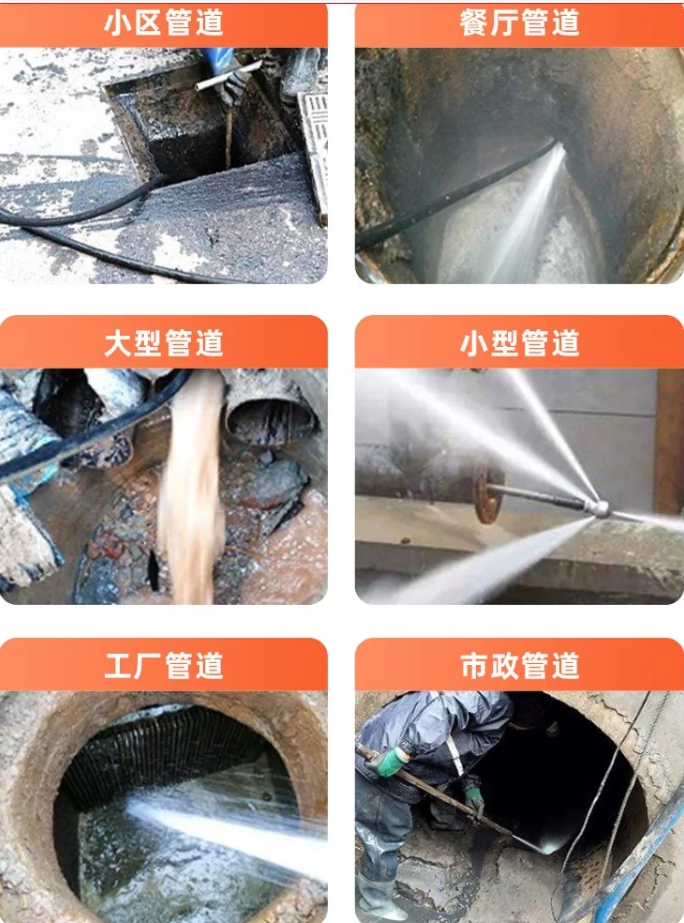 村庄下水道清洗机