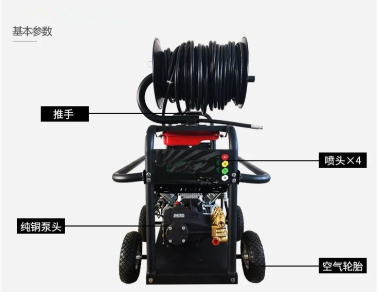  工业园区强力管道疏通机