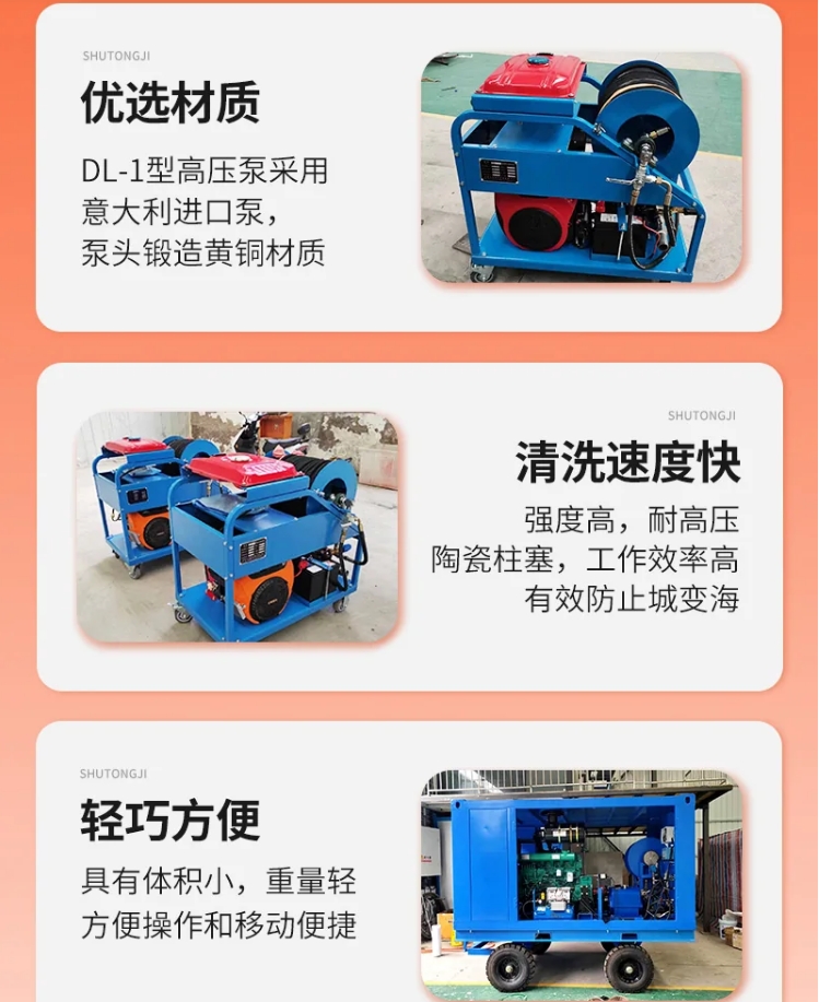 化工厂自吸高压清洗机