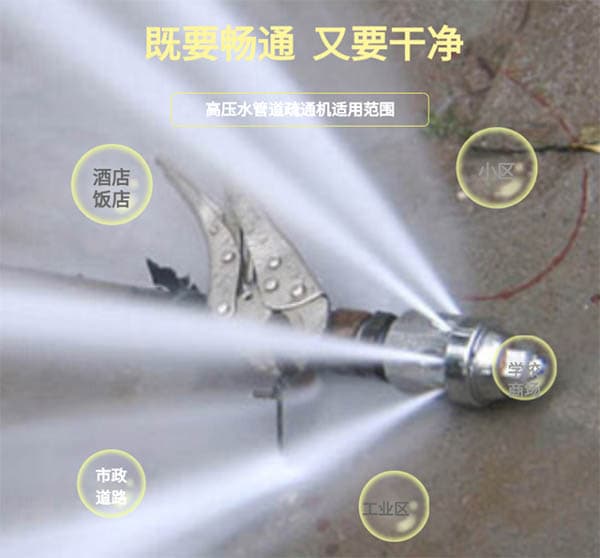 小区清洗疏通管道设备性能