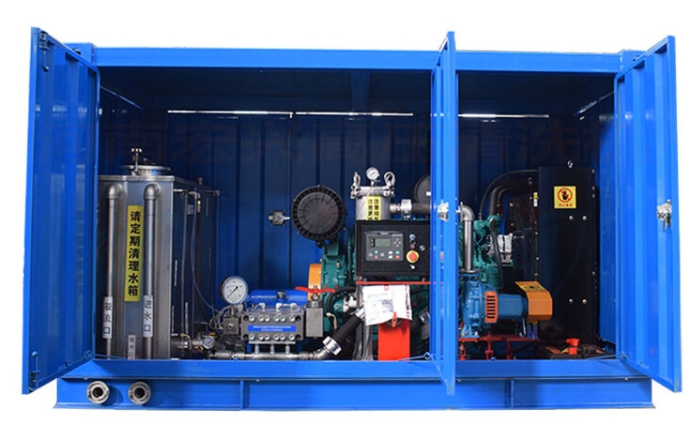 建筑冷凝器管路高压清洗机