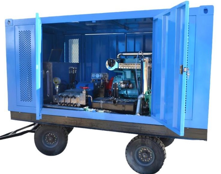 工业检修中常用的柴油机驱动高压清洗机