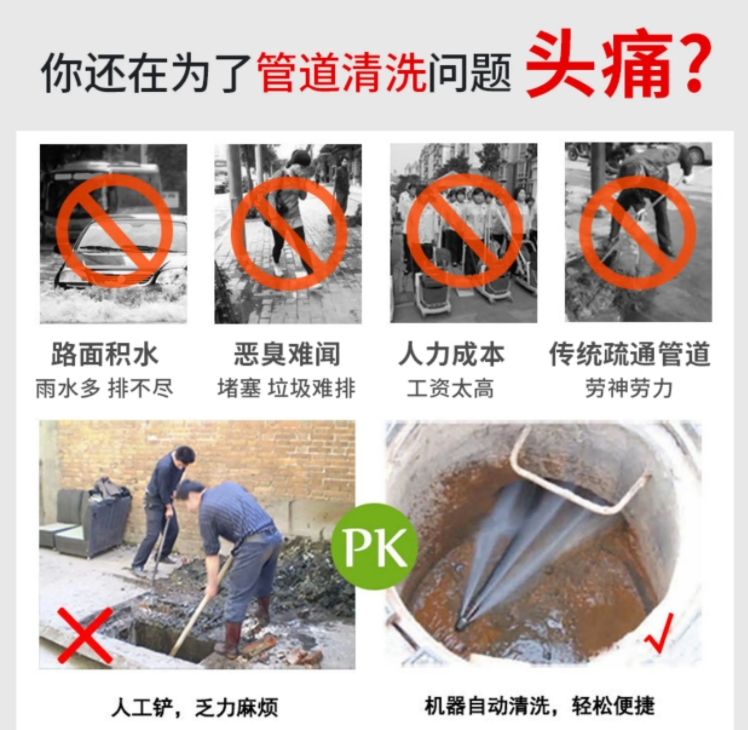 180型清尘管道疏通机